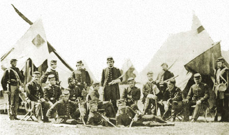Signal Camp ~ Georgetown, D.C., 1861