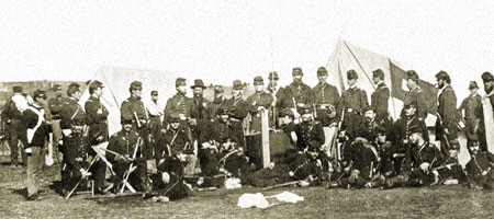 Signal Camp ~ Georgetown, D.C., 1861 ~ Myer's 'OLD GUARD'