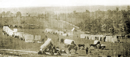 Signal Camp ~ Red Hill, Georgetown, D.C., 1861