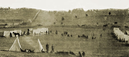 Signal Camp ~ Red Hill, Georgetown, D.C., 1861