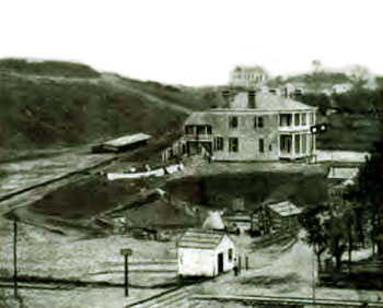 Headquarters of the Union Signal Corps at Vicksburg ~ 1864