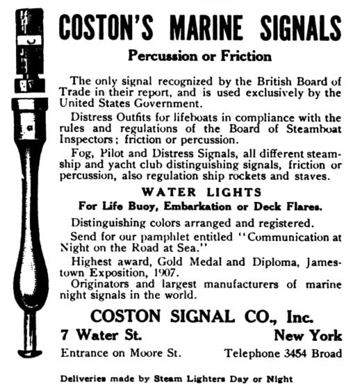 1913 Coston Advertisment