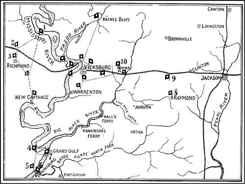 Signal Deployment ~ Vicksburg Campaign