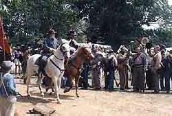 Photo: 'Robert E. Lee' inspects the troops